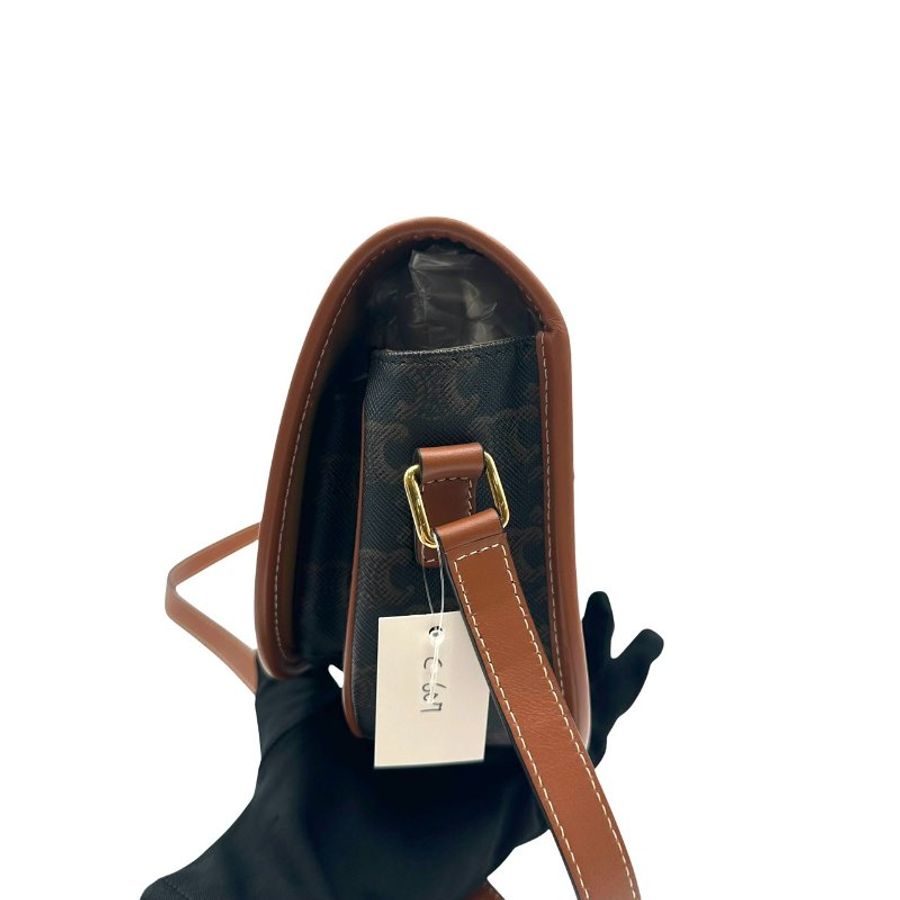 【美收精品】CELINE C-607 老花馬鞍包 【隔月月中將轉賣至日本 上架期限30天】-3