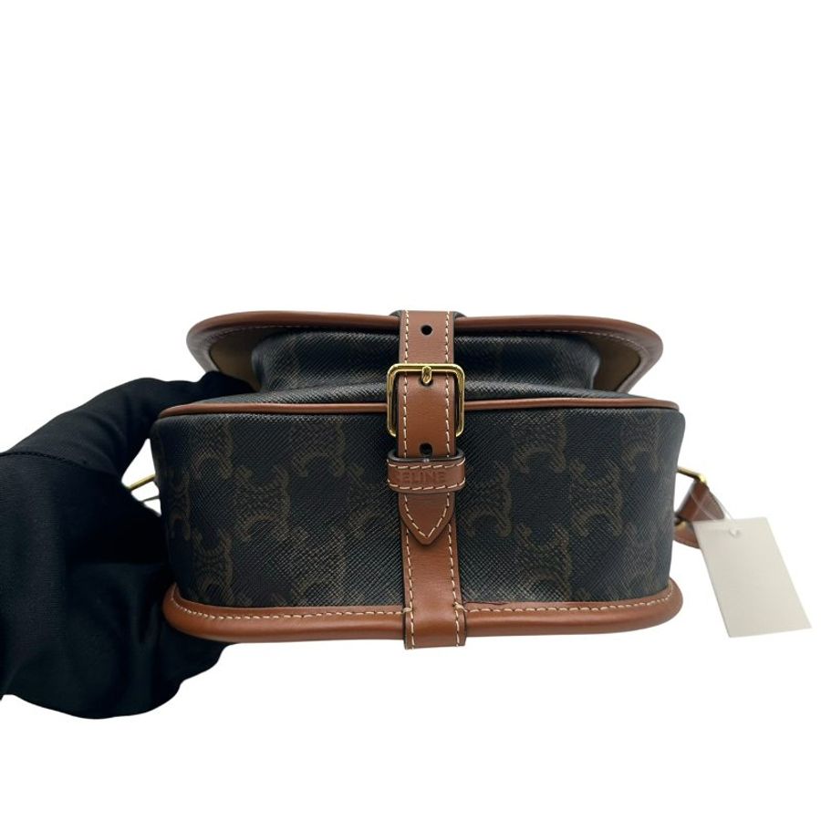【美收精品】CELINE C-607 老花馬鞍包 【隔月月中將轉賣至日本 上架期限30天】-4