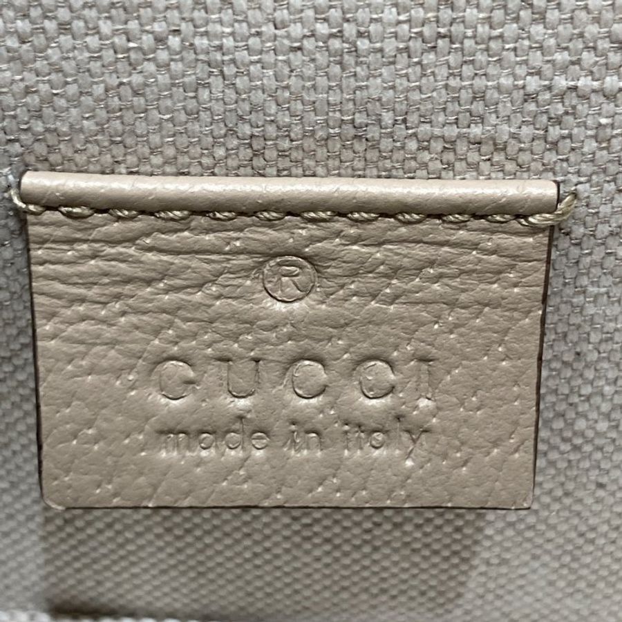 GUCCI 古馳 699296 HORSEBIT MINI BAG 1955 系列迷你手袋 SUPREME帆布 皮革 米色 金釦-13