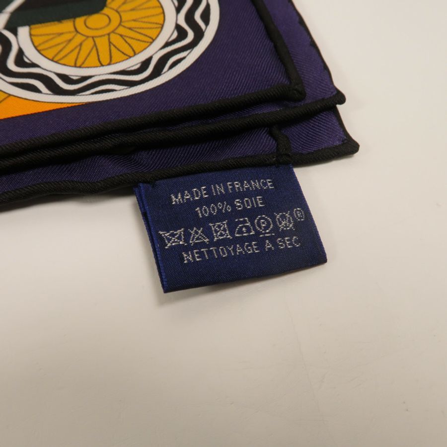 HERMES 絲質Le Tour Du Monde En 63 Cases Scarf 90x90絲巾-7