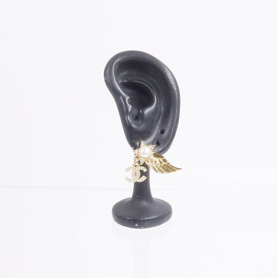 CHANEL 金屬Wing Earrings耳環-7