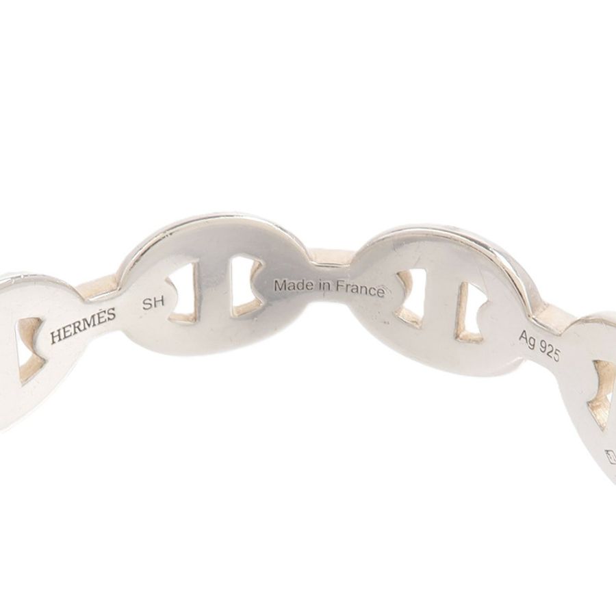 HERMES 925純銀Chain d'Ancre Enchainee Bracelet手鐲-4