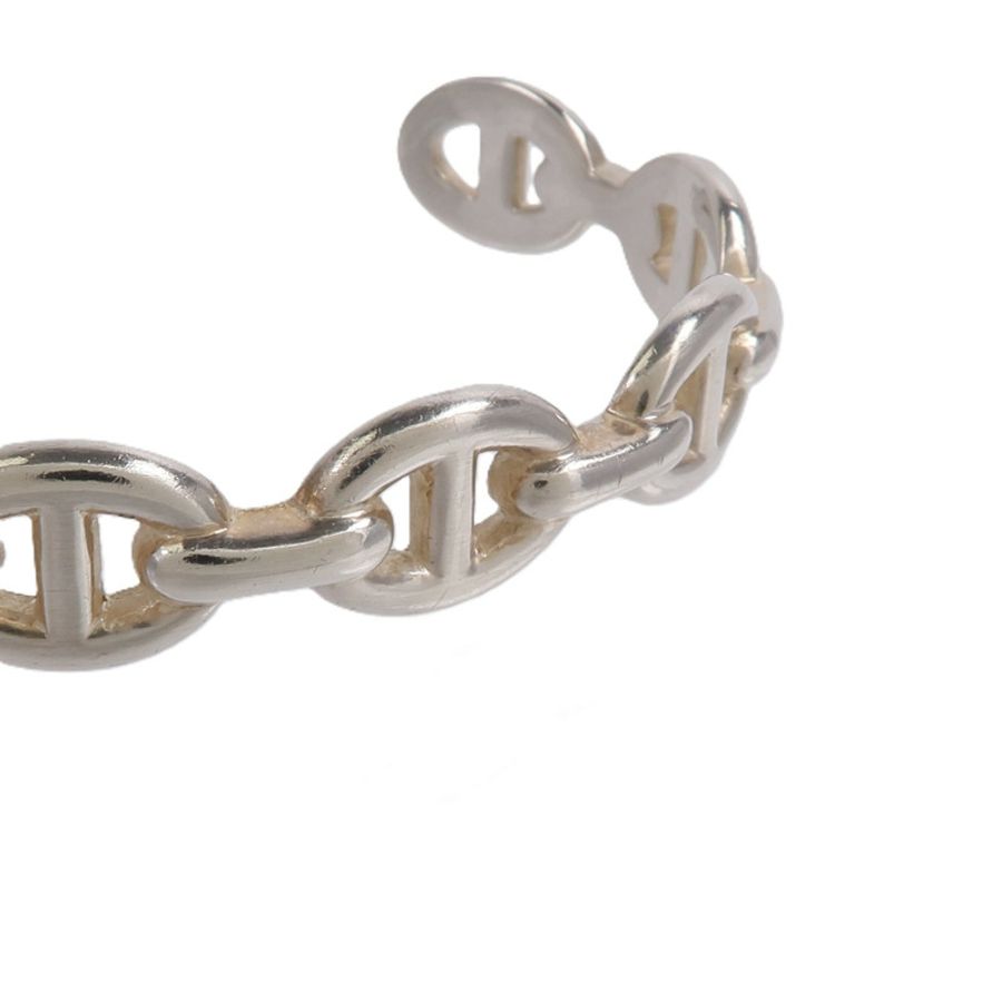 HERMES 925純銀Chain d'Ancre Enchainee Bracelet手鐲-6