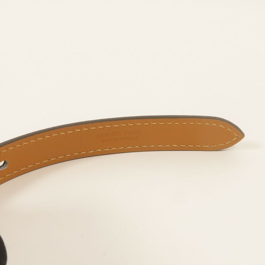 HERMES Epsom皮革Pop H Belt皮帶Etoupe-5