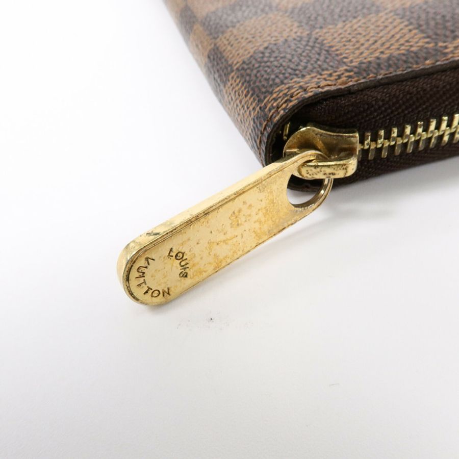 LOUIS VUITTON Damier Zippy Organizer金扣長錢包-8