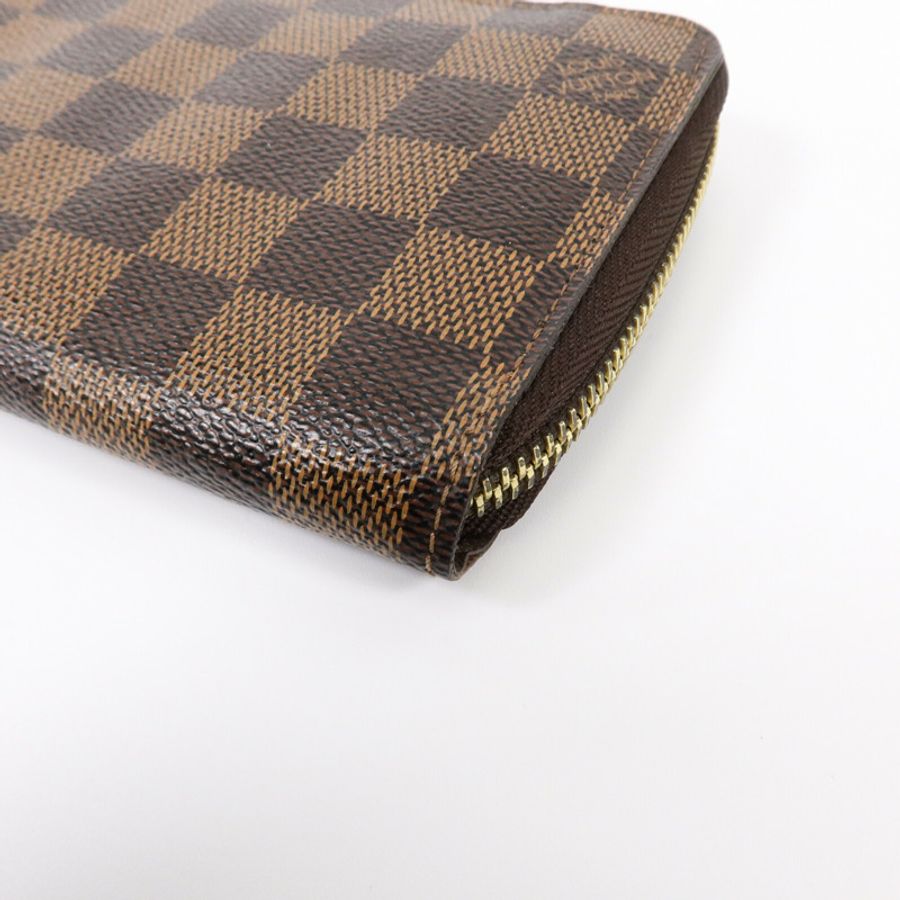 LOUIS VUITTON Damier Zippy Organizer金扣長錢包-9