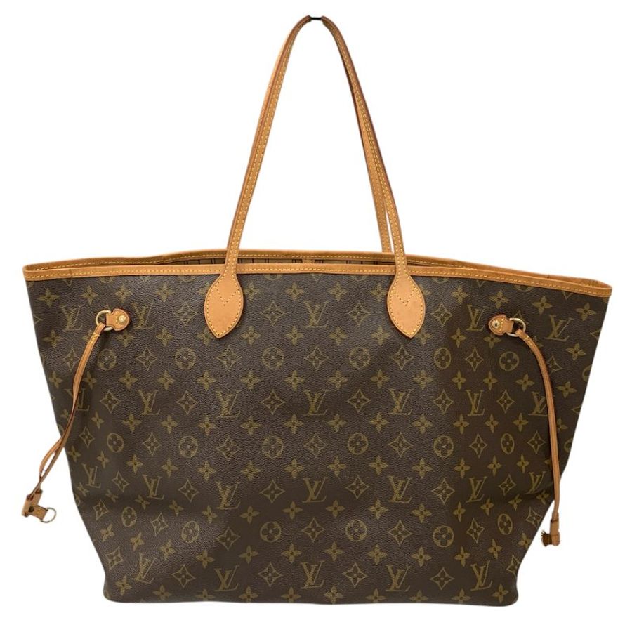 LOUIS VUITTON 路易威登 M40157 NEVERFULL GM MONOGRAM 托特包 PVC帆布 老花 棕色 金釦-1