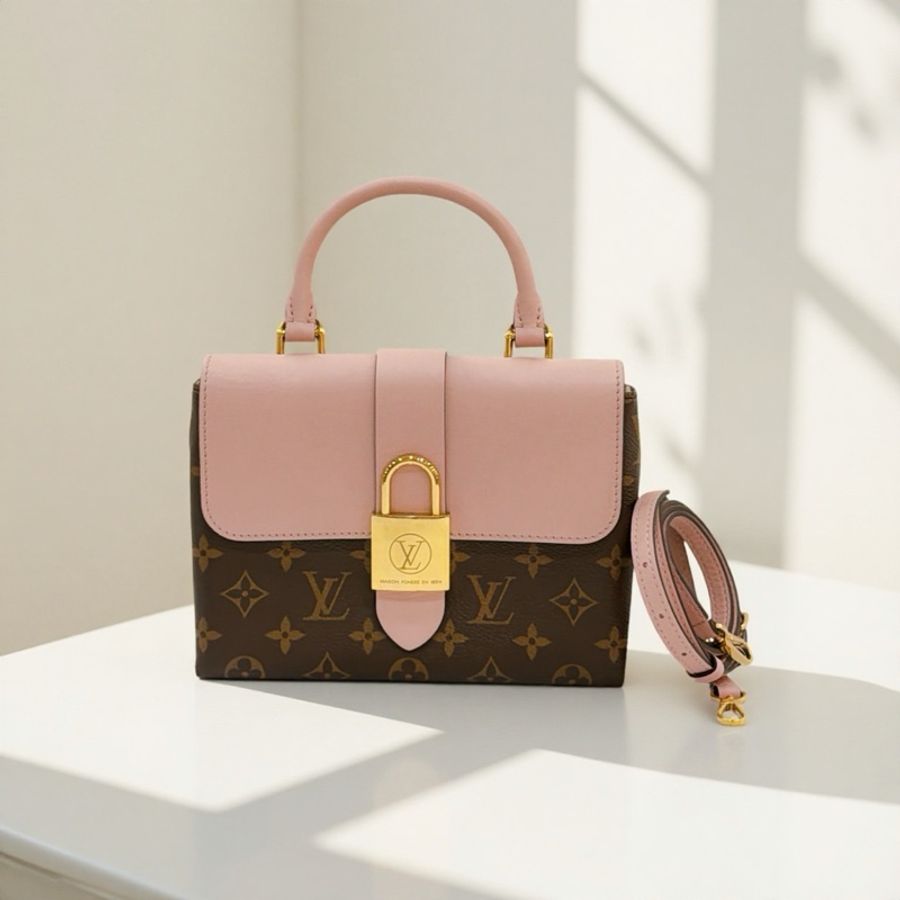 莉亞精品♡ Lv M44080 Locky BB 粉色 二手美包-0