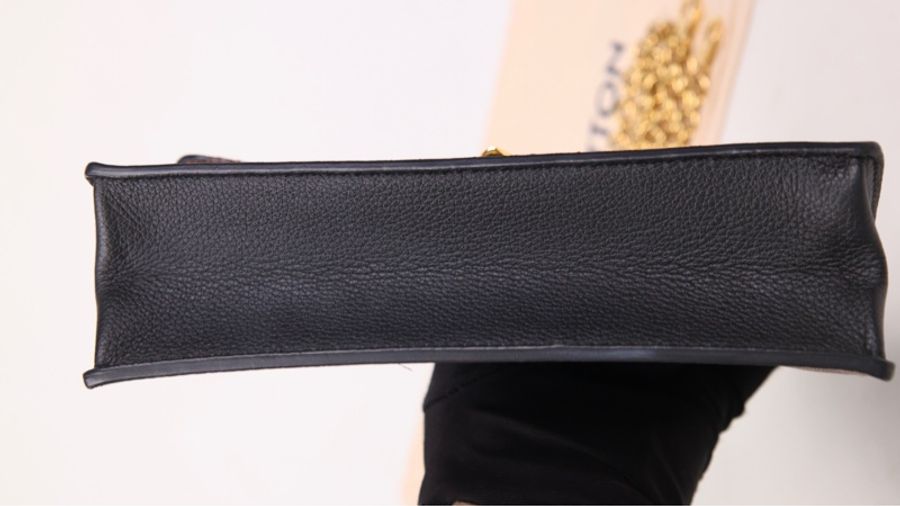 LV Damier Vavin woc芯片宽棕色棋盘格单肩包-8