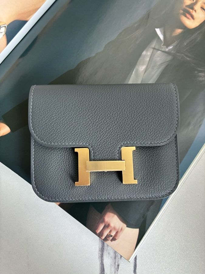 Hermes 深灰金H康康SLIM腰包🎀膠膜還在-1