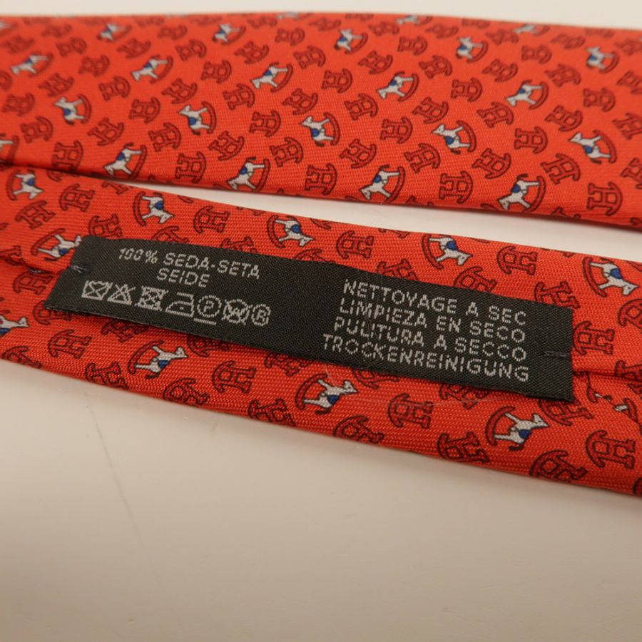 HERMES 絲質Necktie領帶-7