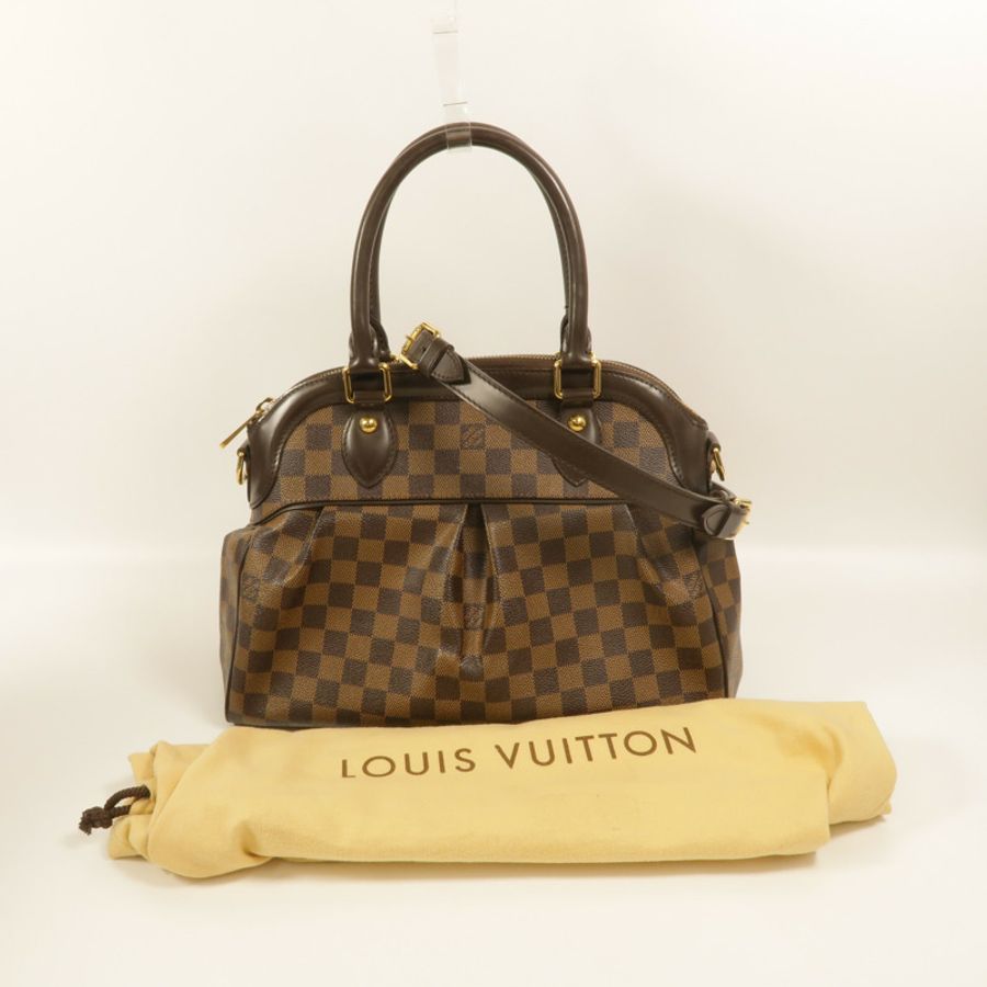 LOUIS VUITTON Damier Trevi PM手挽肩背兩用袋-8