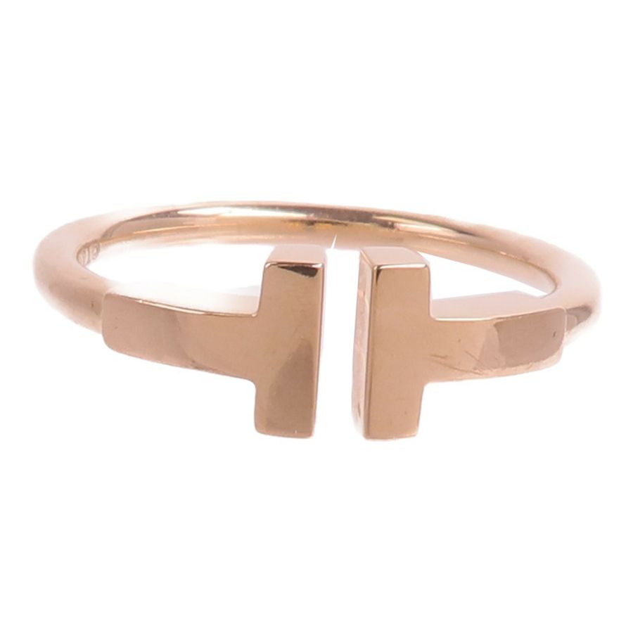 TIFFANY&CO 18K玫瑰金T Wire Ring戒指-1