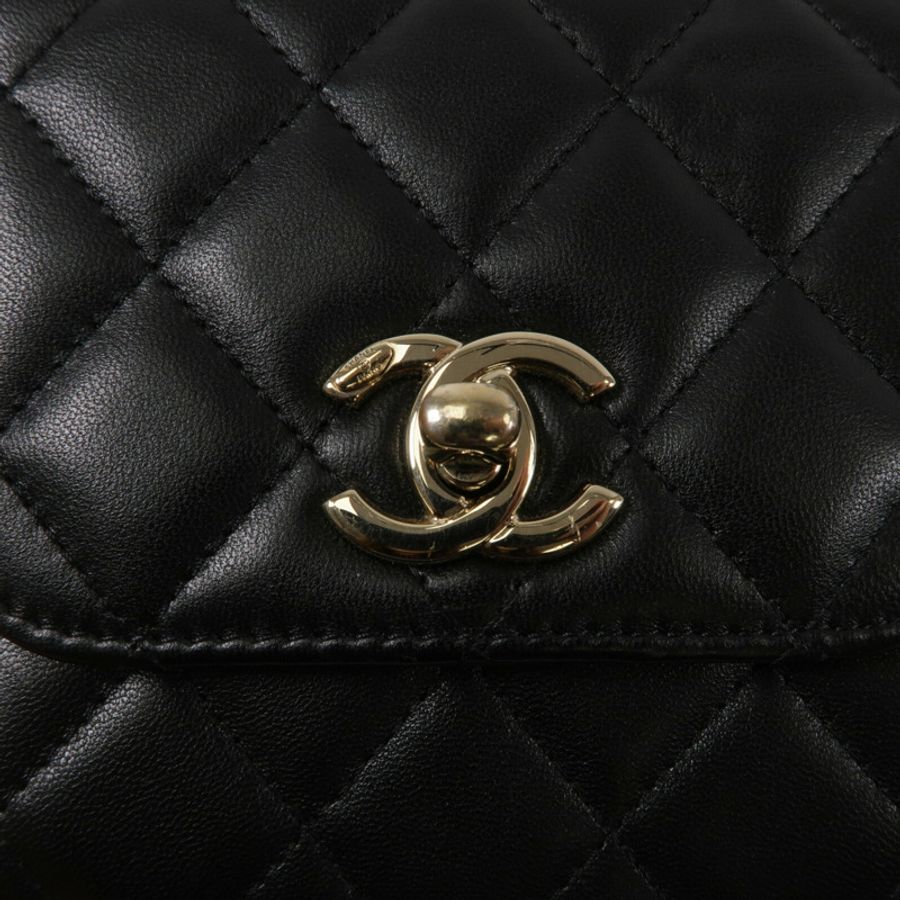 CHANEL 羊皮皮革Trendy CC Mini Bag鏈帶肩背袋-6