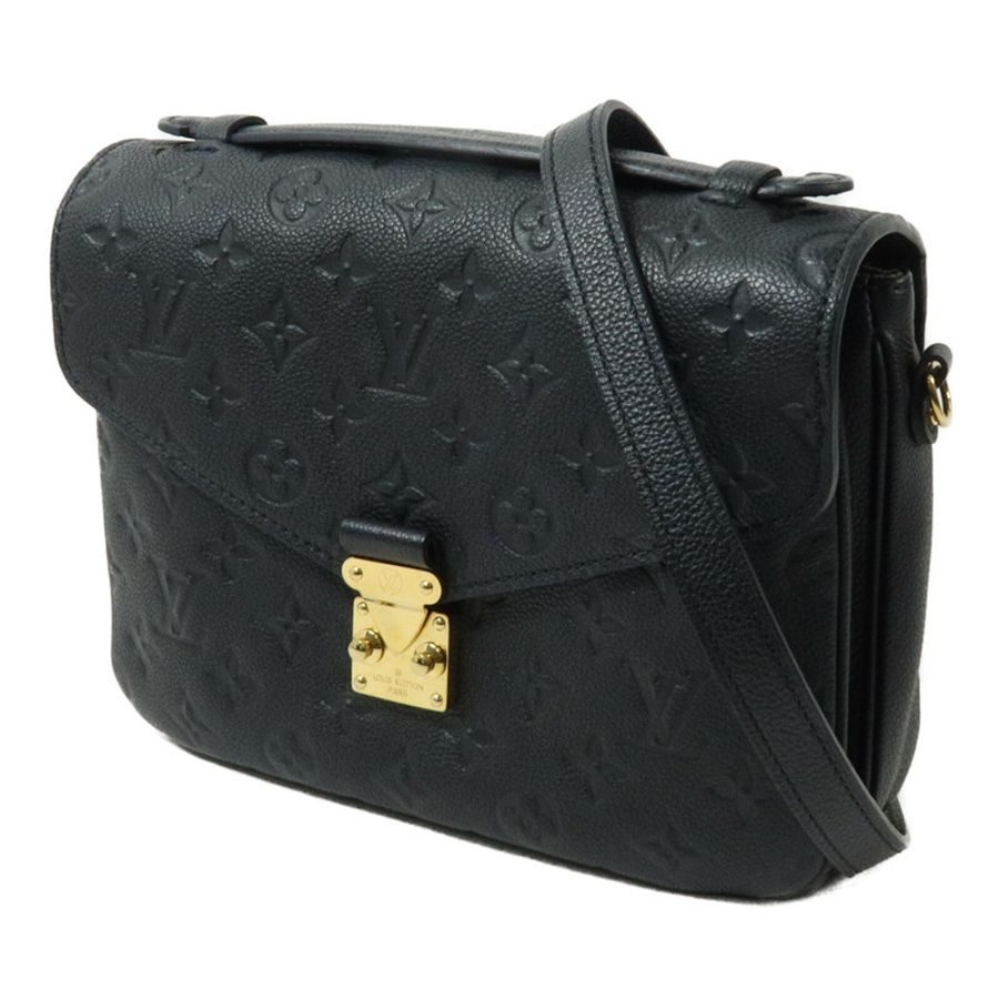 LOUIS VUITTON Monogram Empreinte Pochette Metis金扣手挽肩背兩用袋-1