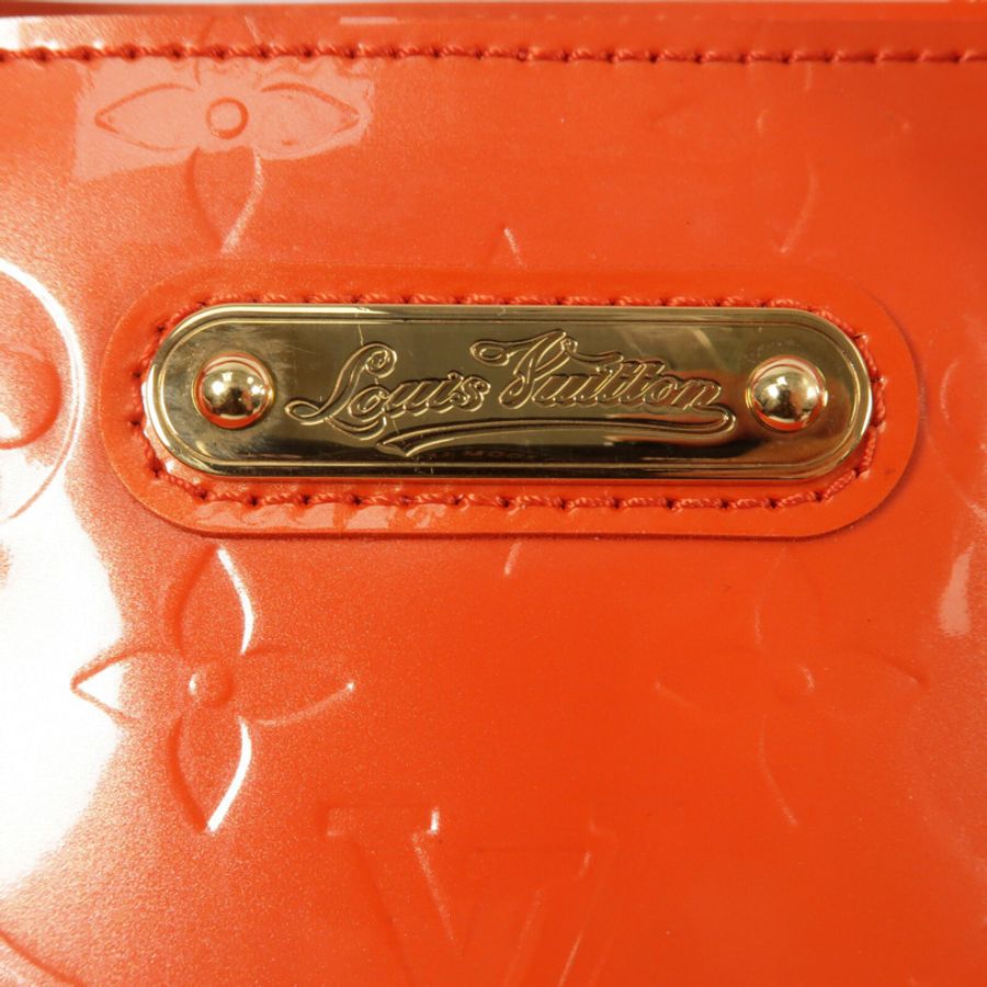 LOUIS VUITTON Monogram Vernis Wilshire PM手挽袋-6