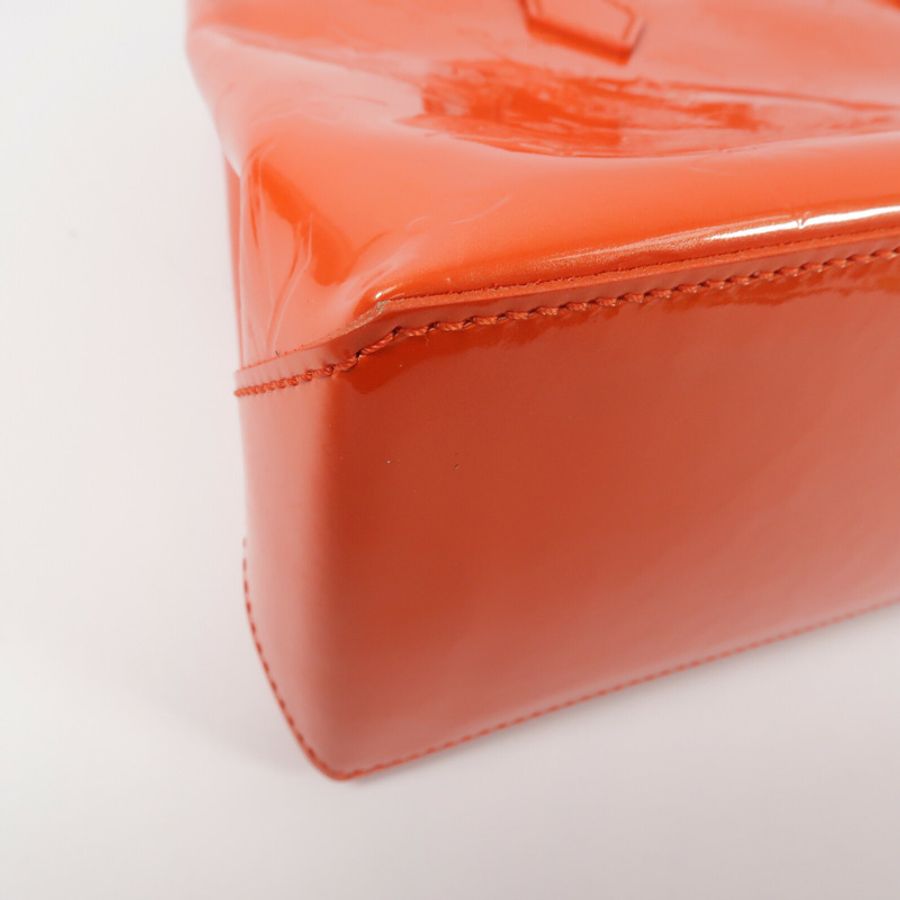 LOUIS VUITTON Monogram Vernis Wilshire PM手挽袋-9