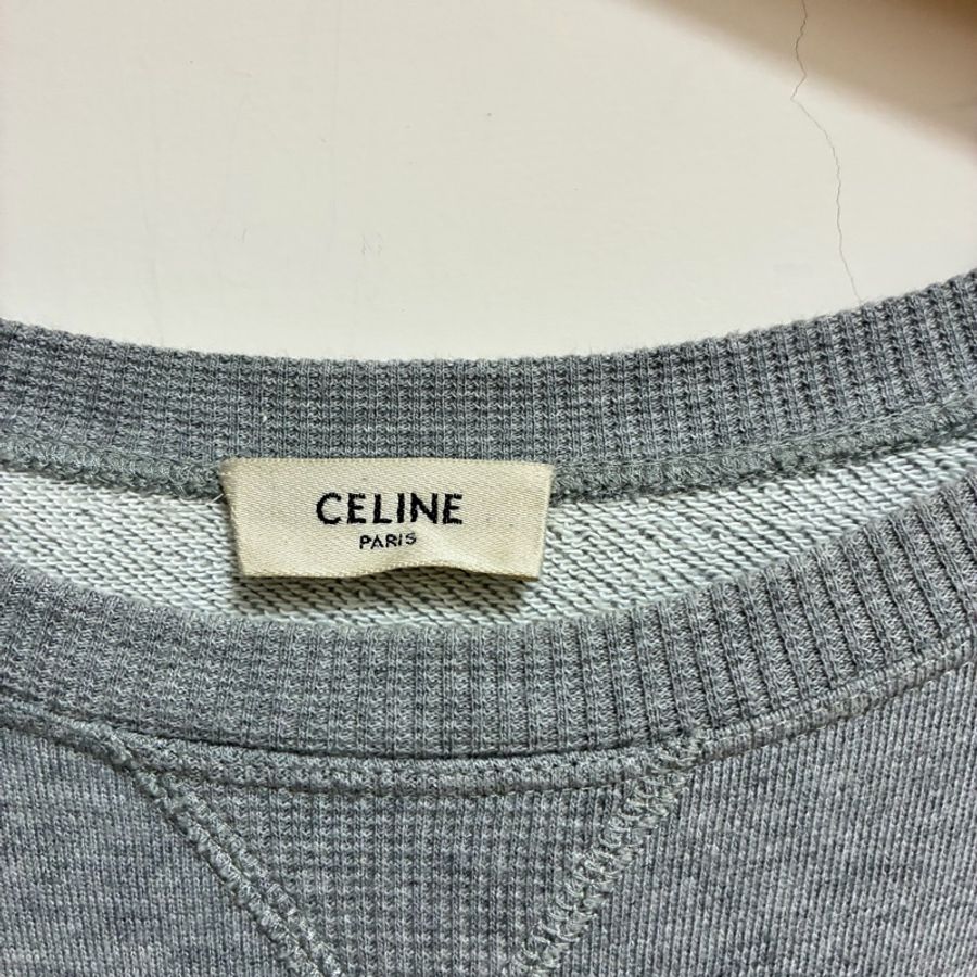 Celine灰色長袖大學T-14