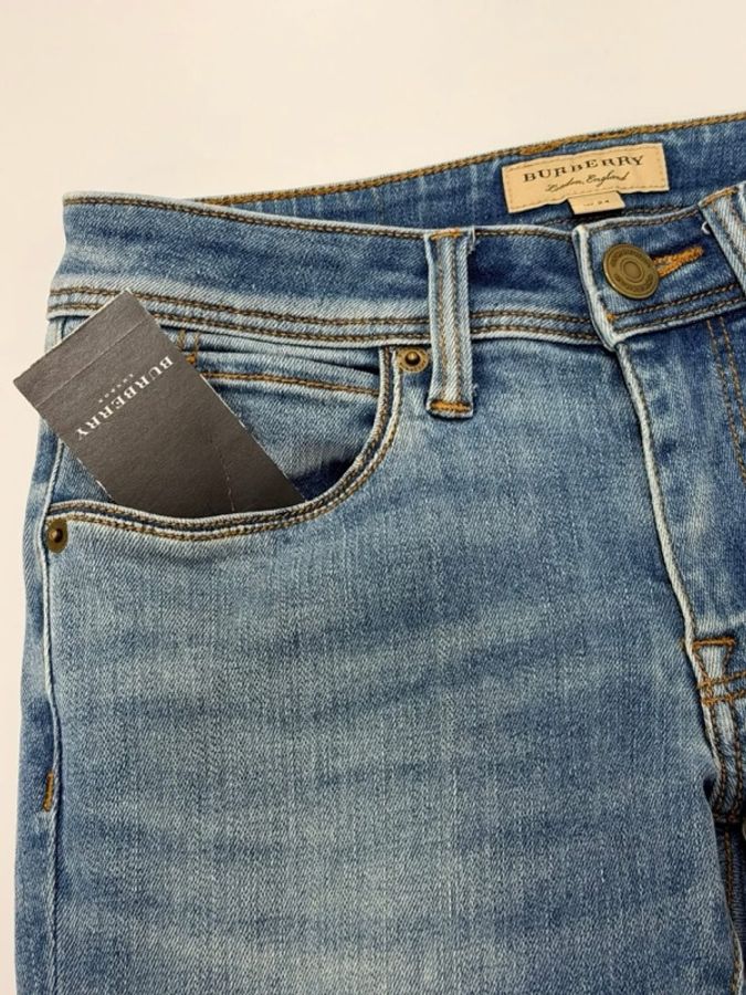BURBERRY 英國彈性SKINNY緊身牛仔褲-5