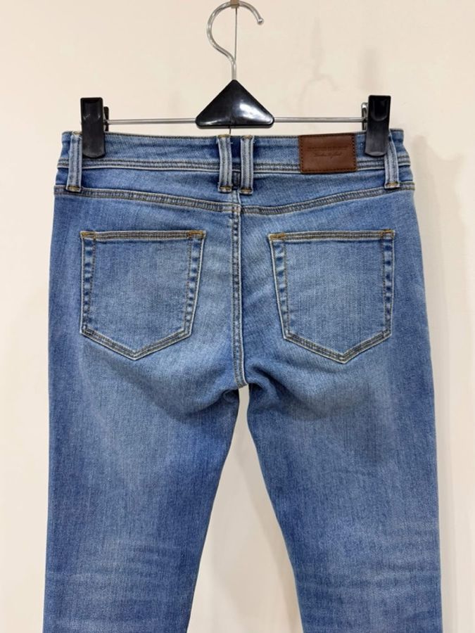 BURBERRY 英國彈性SKINNY緊身牛仔褲-6