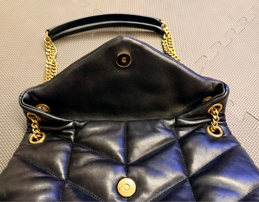 Saint Laurent Puffer 黑金-2