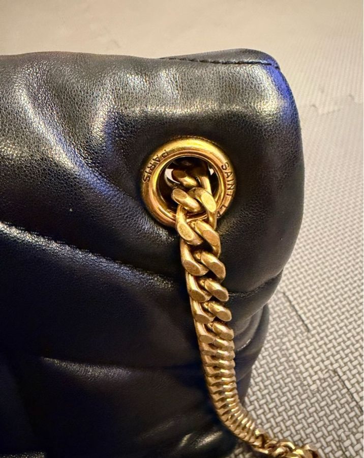 Saint Laurent Puffer 黑金-19