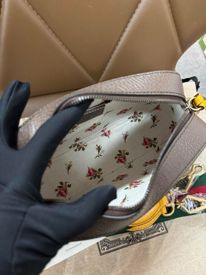 99新古馳 Gucci虎頭相機包男款斜挎包-5