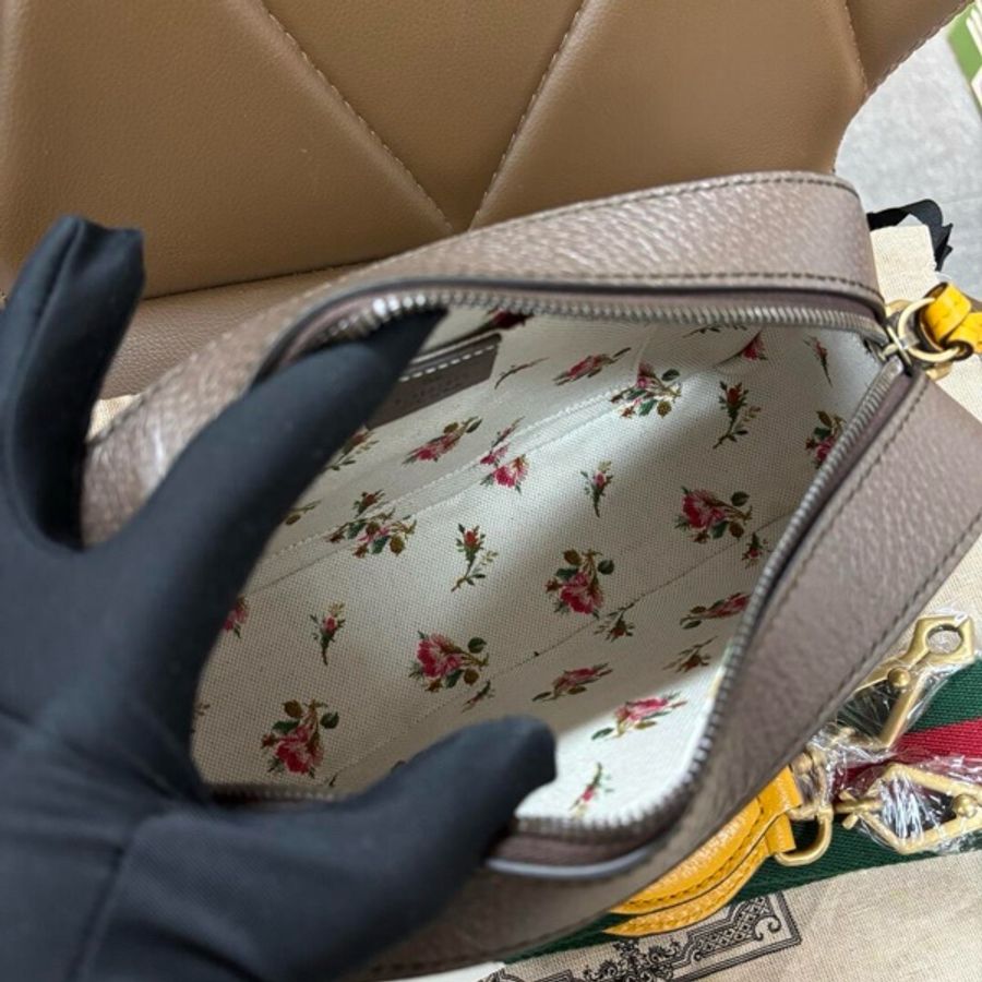99新古馳 Gucci虎頭相機包男款斜挎包-9