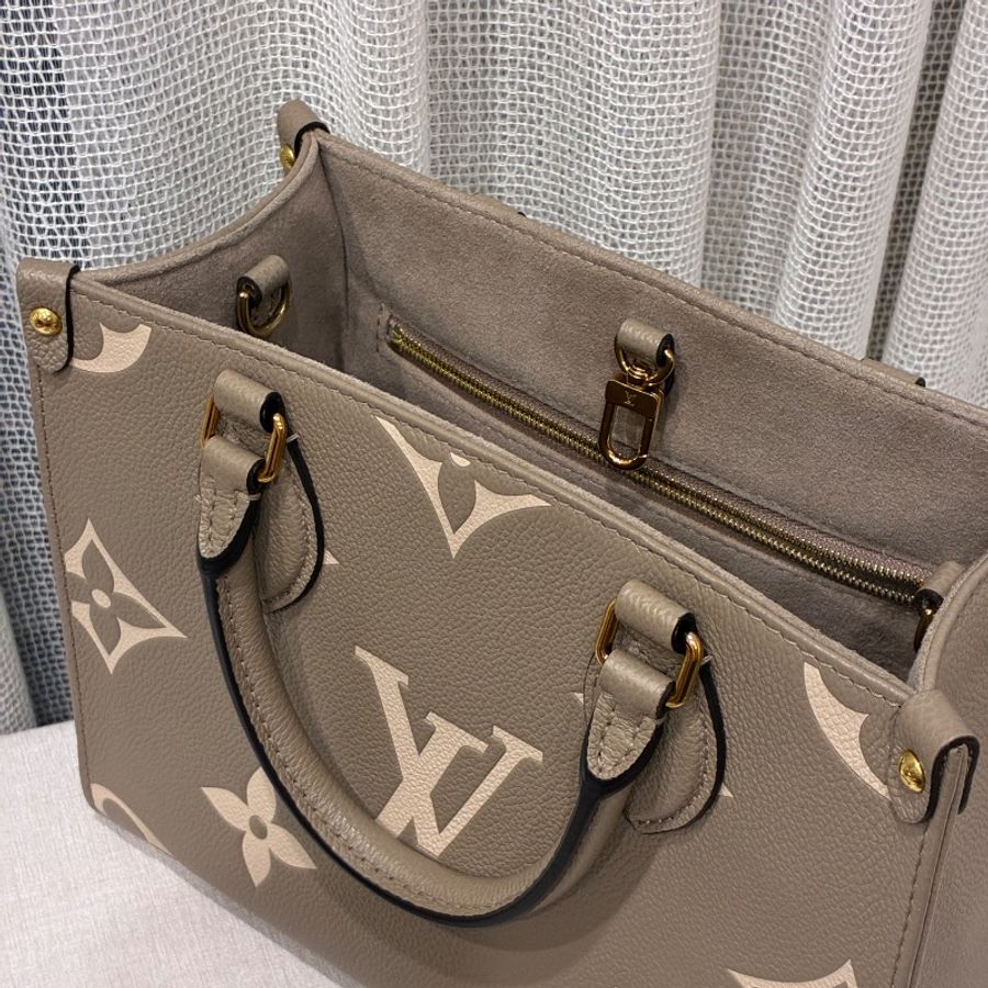 全新全配🤍✨#lv#on the go#大象灰#小號#2021購證#晶片款-4