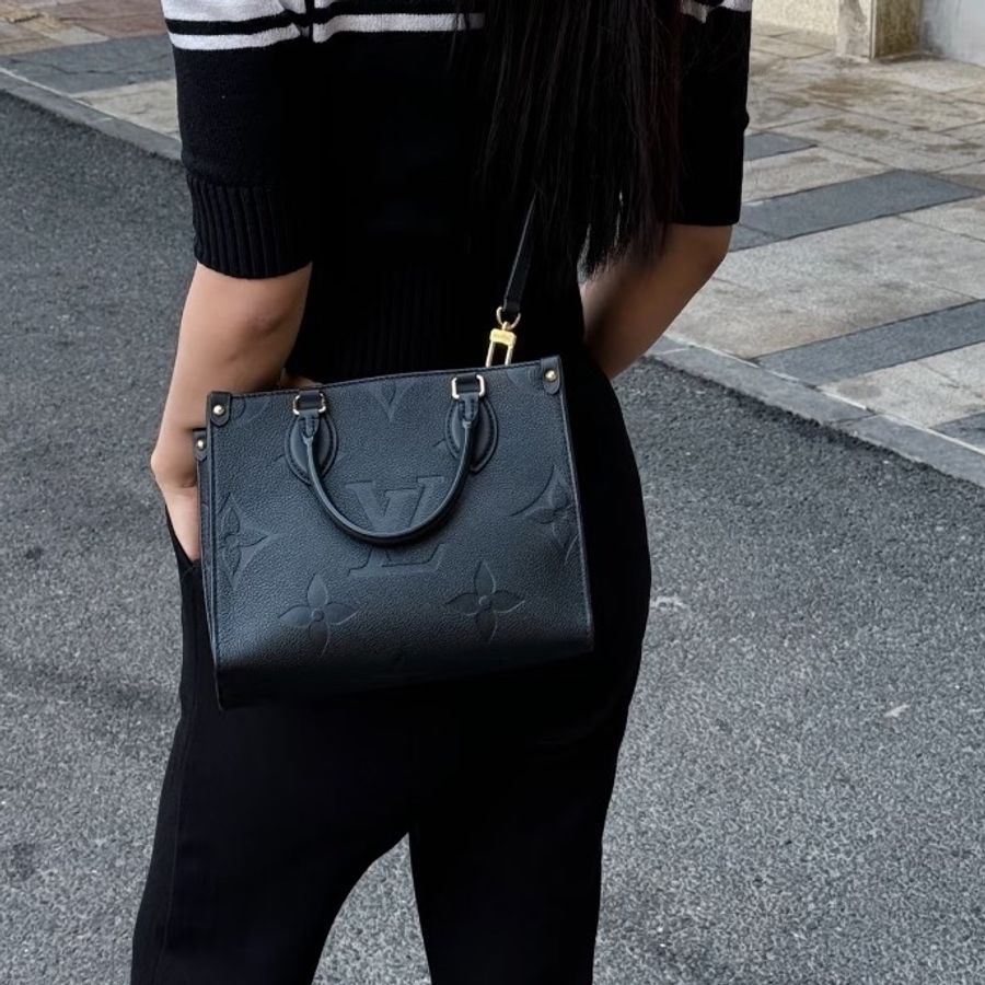 全新全配🖤✨#Lv#on the go#黑色小號#2024購證#晶片款-1