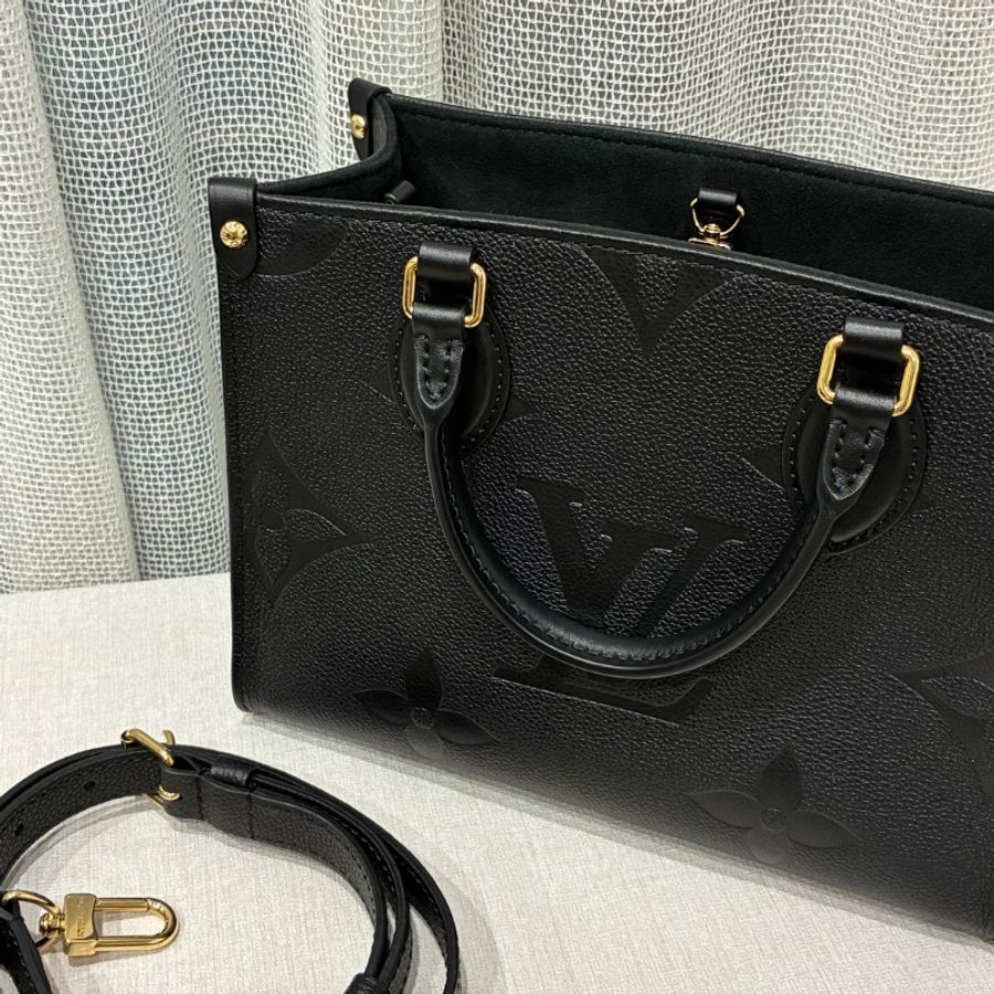 全新全配🖤✨#Lv#on the go#黑色小號#2024購證#晶片款-3