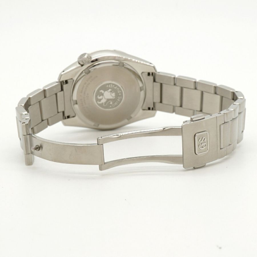 精工 Grand GMT SBGN027 9F86-0AK0 黑色錶盤男士腕錶-3