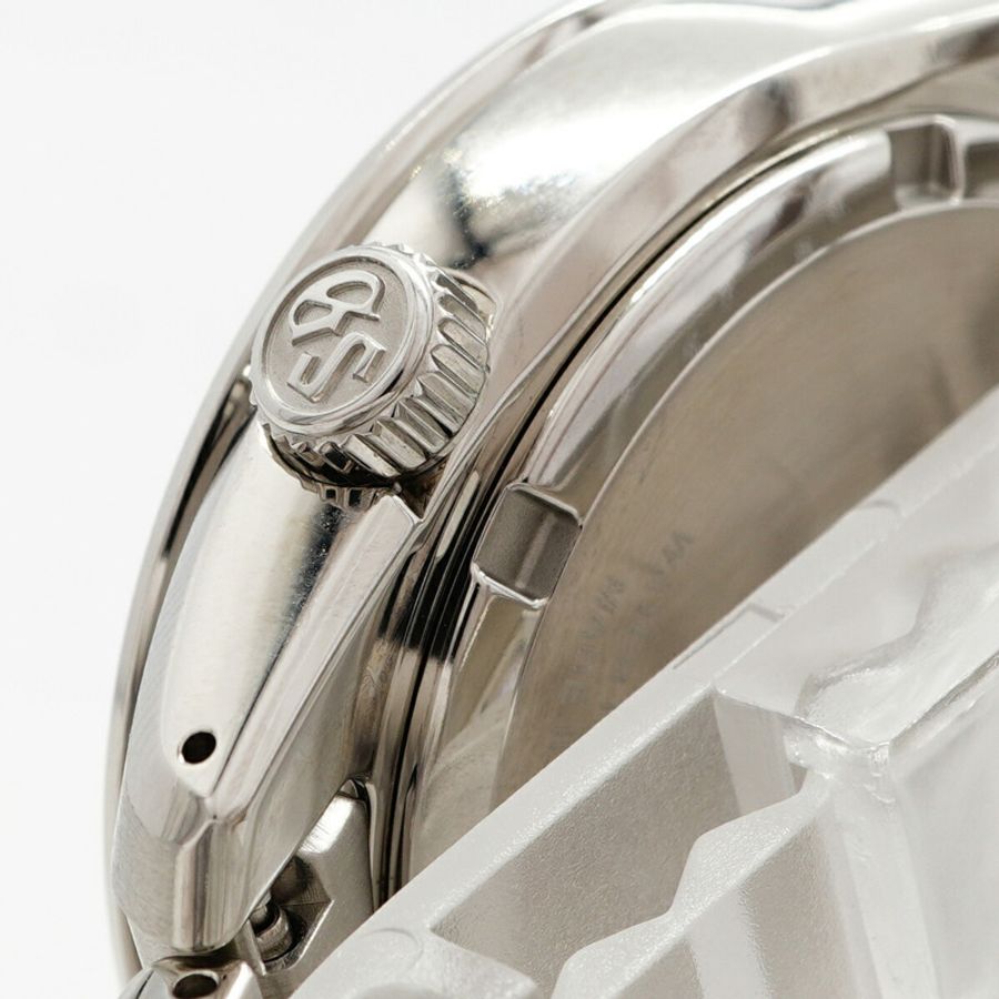 精工 Grand GMT SBGN027 9F86-0AK0 黑色錶盤男士腕錶-7