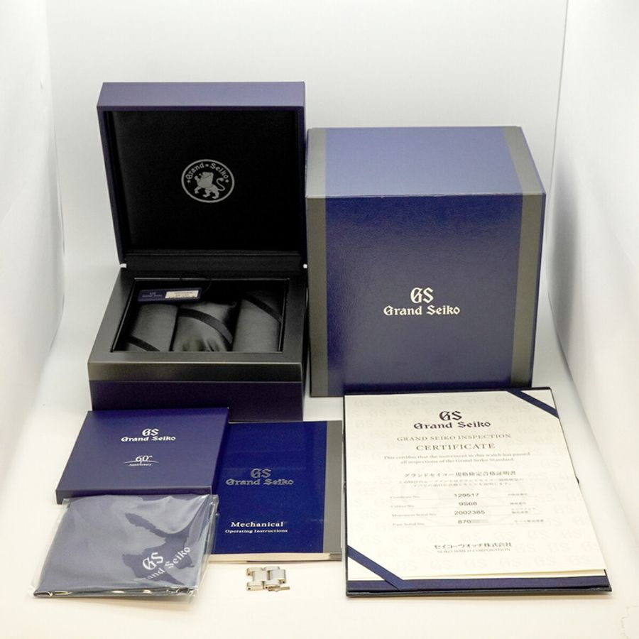 精工 Grand SBGR309 9S68-00B0 黑色錶盤男士腕錶-9