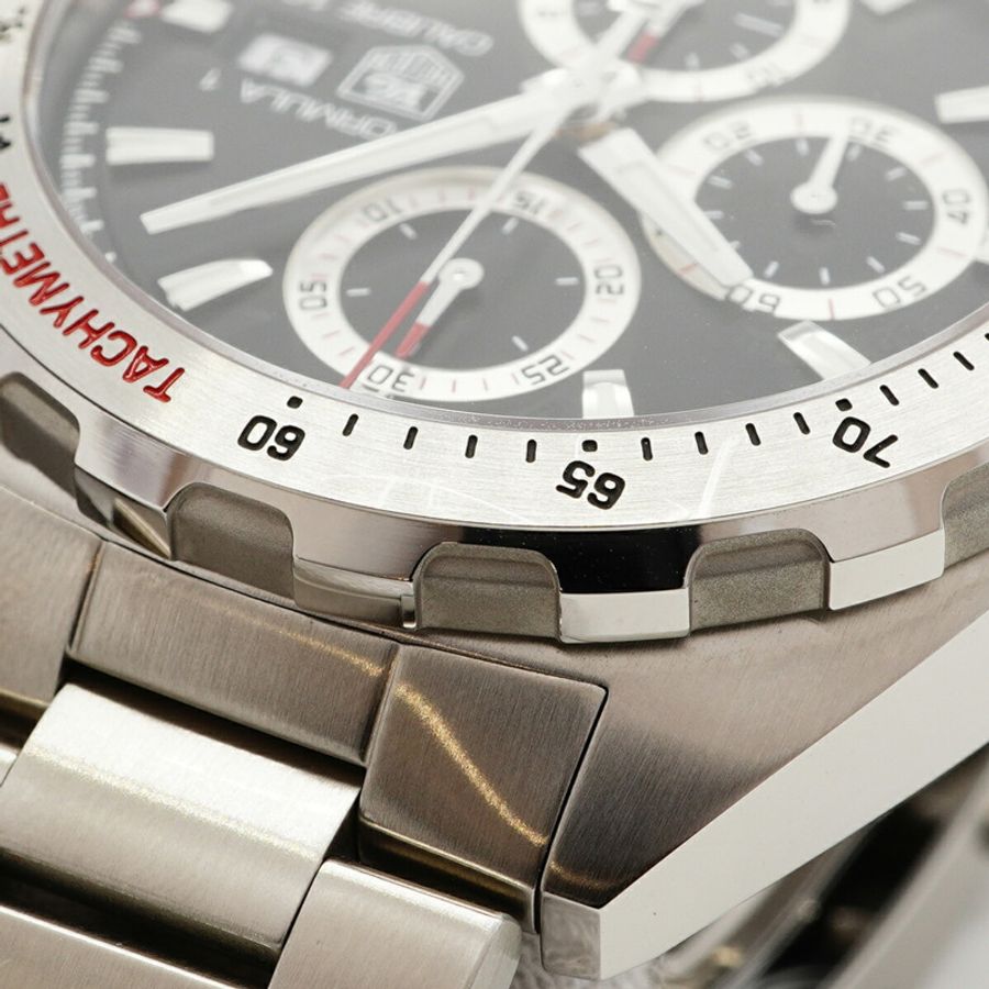 TAG Heuer 豪雅一級方程式 CAZ2010 黑色錶盤男士腕錶-6