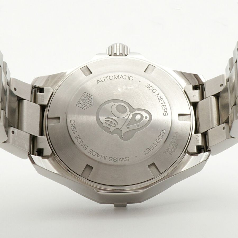 TAG Heuer Aquaracer WAY2013 白色錶盤男士手錶-4