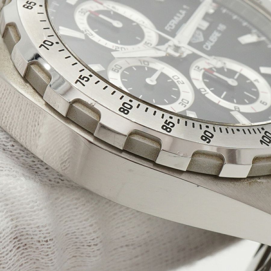 TAG Heuer 豪雅一級方程式 CAZ2010 黑色錶盤男士腕錶-6