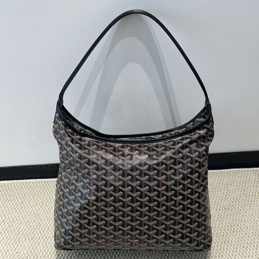 Goyard/戈雅 Hobo藍色愛心單肩包腋下包子母包-1
