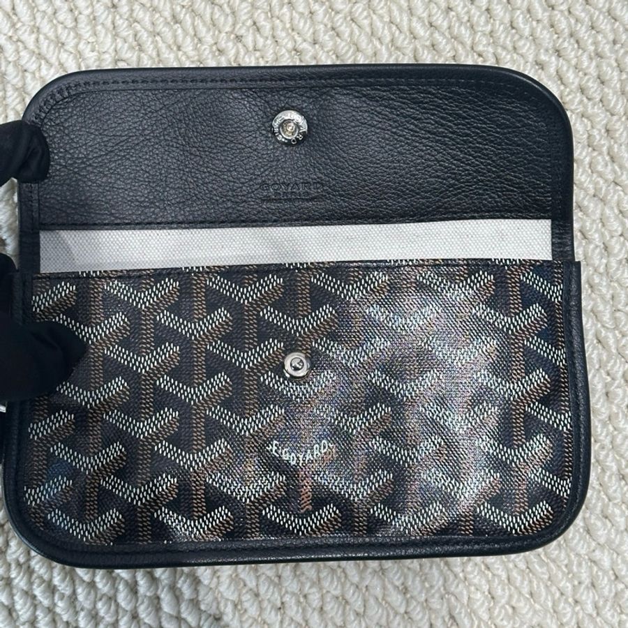 Goyard/戈雅 Hobo藍色愛心單肩包腋下包子母包-8