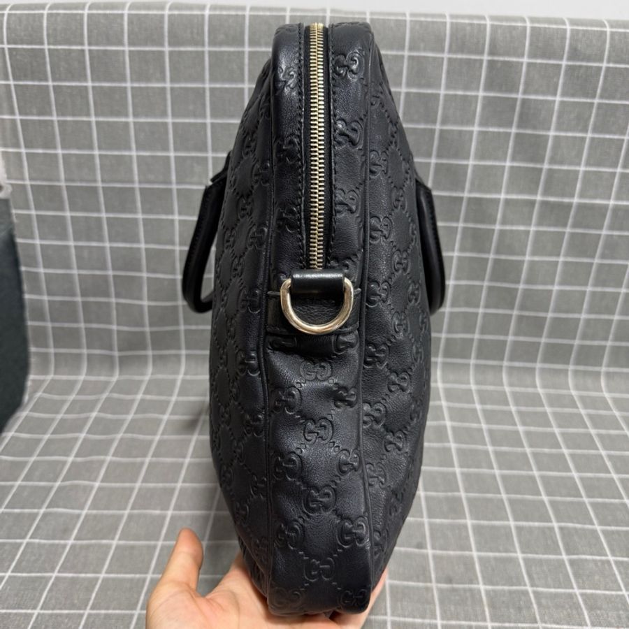 古馳/Gucci 黑色公文包-4