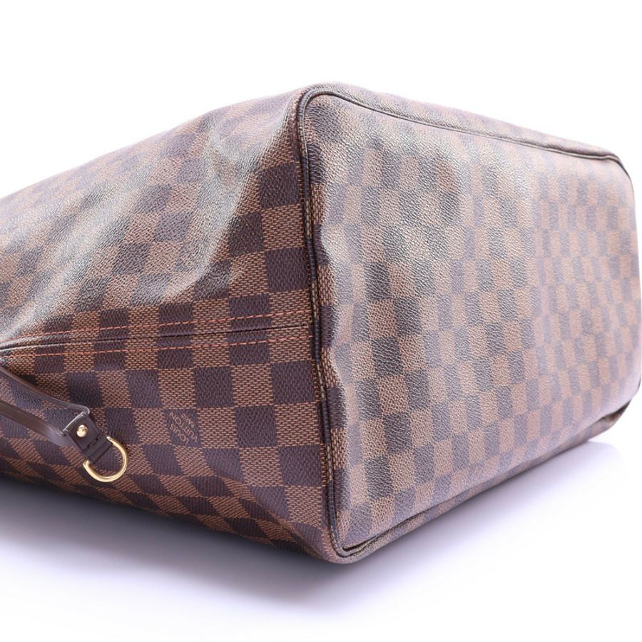 棕色 棋盤格 帆布 Neverfull GM 肩背包【LOUIS VUITTON LV 路易威登】 N51106-8