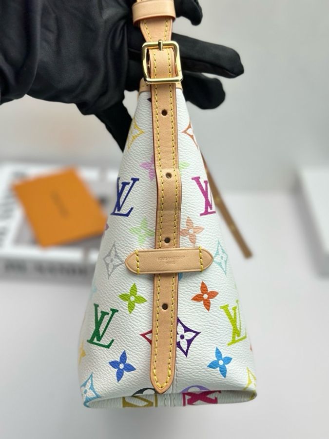 LV路易威登 村上隆聯名白三彩  芯片款-2