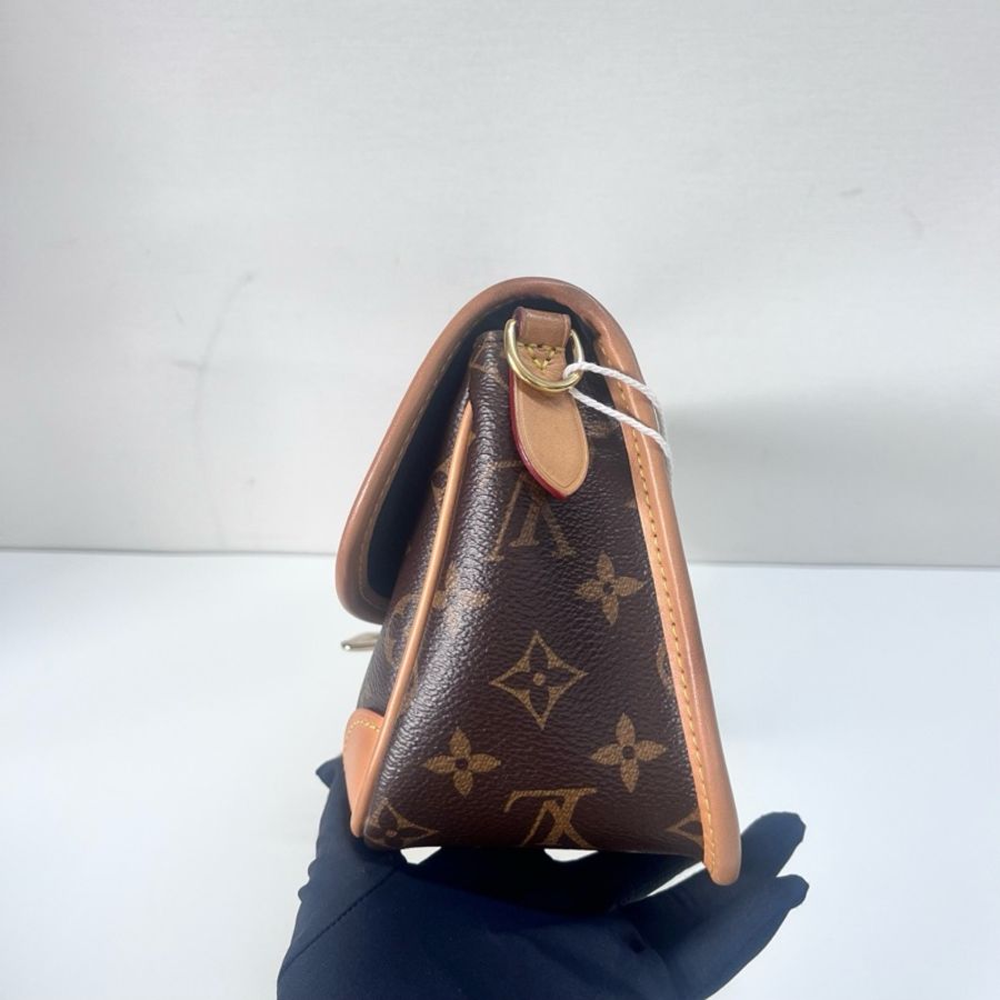 98❤️lv/路易威登 老花黑肩帶法棍 單肩斜挎包 芯片款-3