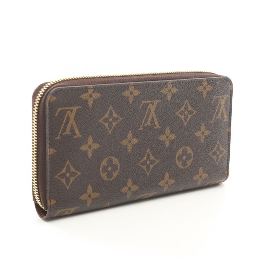 路易威登 Zippy Around 拉鍊長錢包 M60017 Monogram 帆布 二手 LV-1