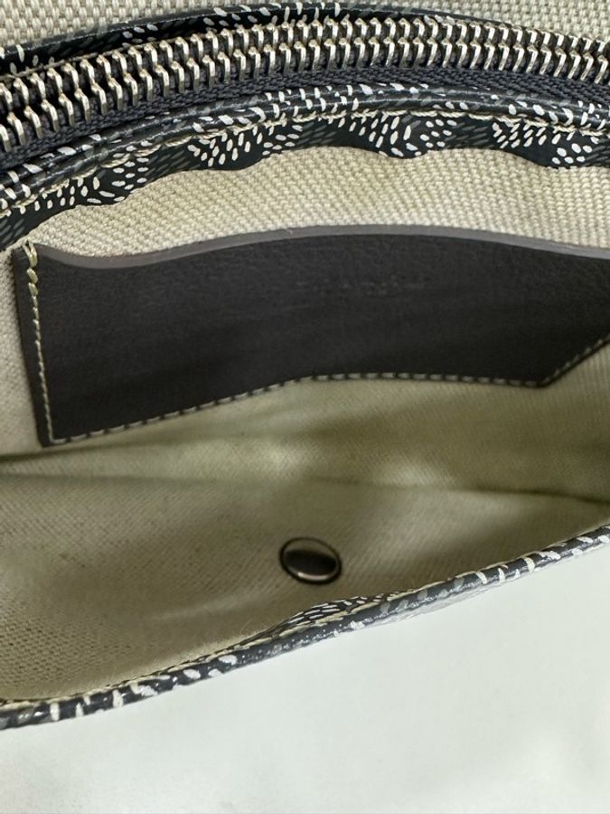GOYARD 黑花 WOC信封包手拿包斜背包 21年編碼-9