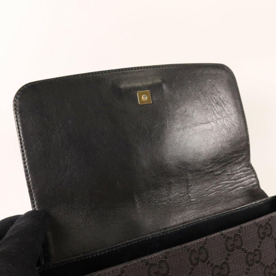 GUCCI 帆布Chain Shoulder鏈帶肩背袋-10