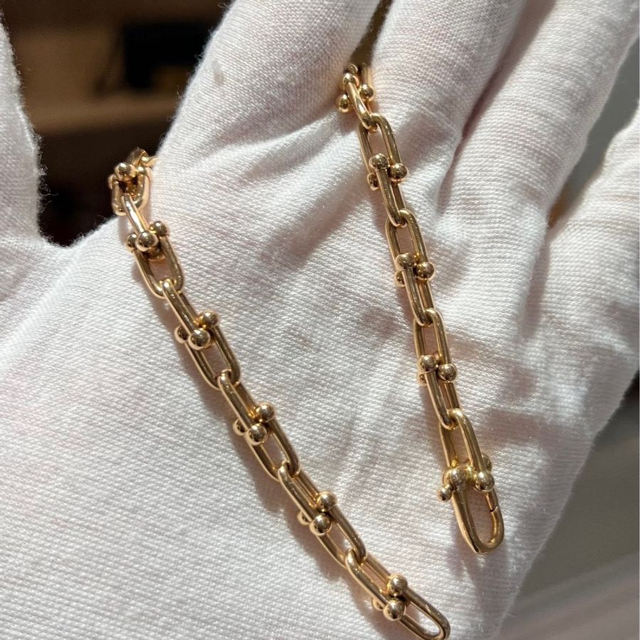 Tiffany & co 蒂芙尼 hardwear小号手链-4
