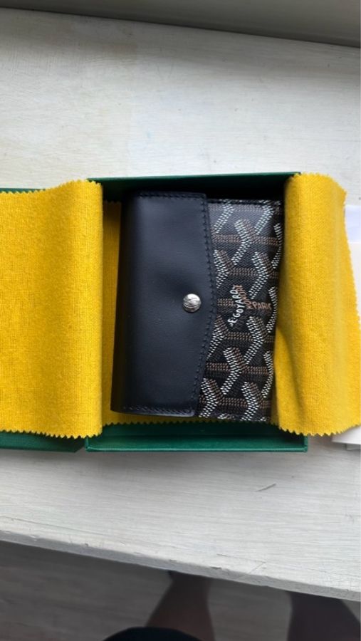 Goyard 黑色 三折錢包-5