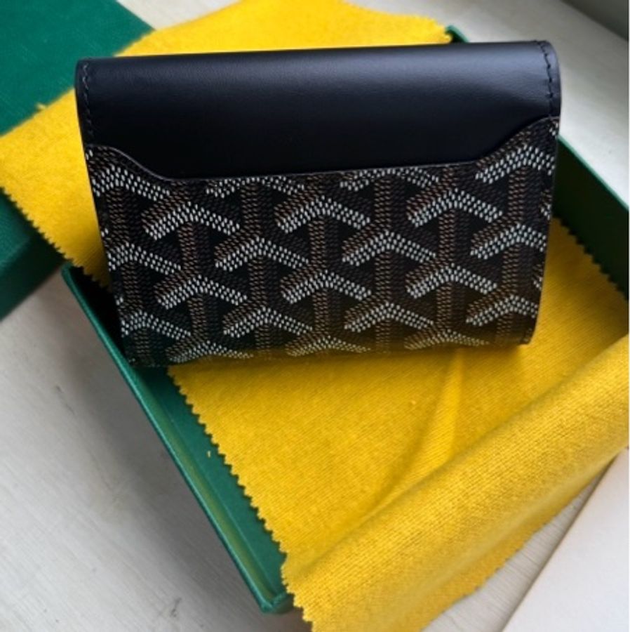 Goyard 黑色 三折錢包-6