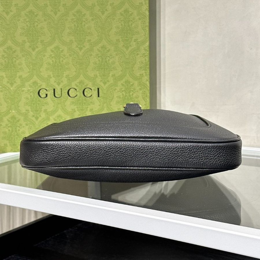 GUCCI Jackie 1961單肩包 - 中號黑-5